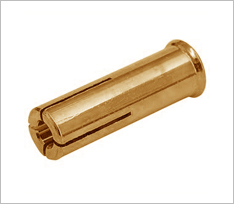 Brass Wedge Anchor Lipped