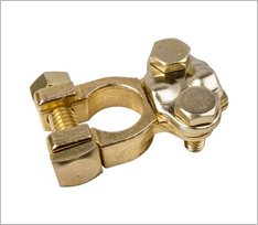 Brass Battery Terminal with Saddle