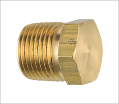 Brass Compression Hexagon Plug