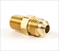 Brass Flare Male Pipe Connector