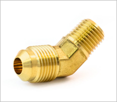 Brass Forged Flare Male 45 Degree Elbow